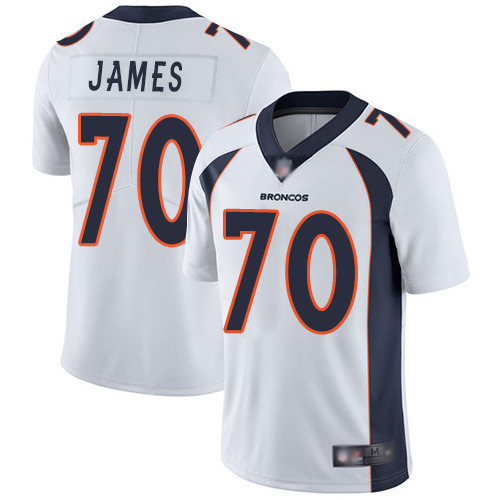 Men Denver Broncos #70 Ja Wuan James White Vapor Untouchable Limited Player Football NFL Jersey->women nfl jersey->Women Jersey